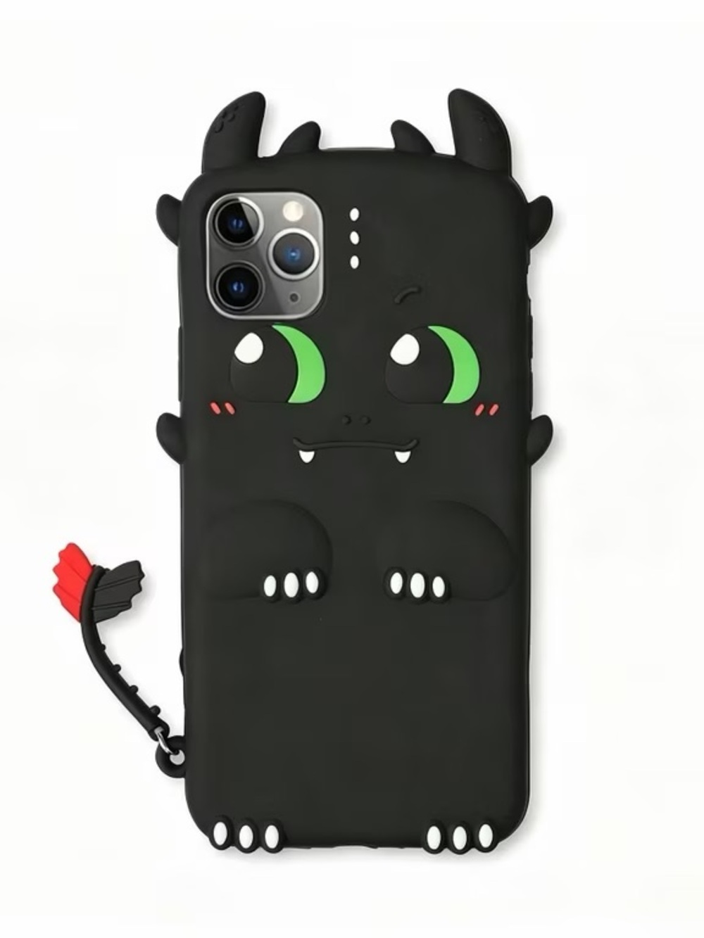 3D Cartoon Dragon Silicone Phone Case